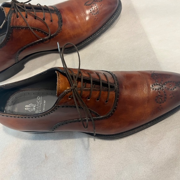 Scarpe di Bianco lace up balmoral oxfords size 9 1/2 - Picture 6 of 12